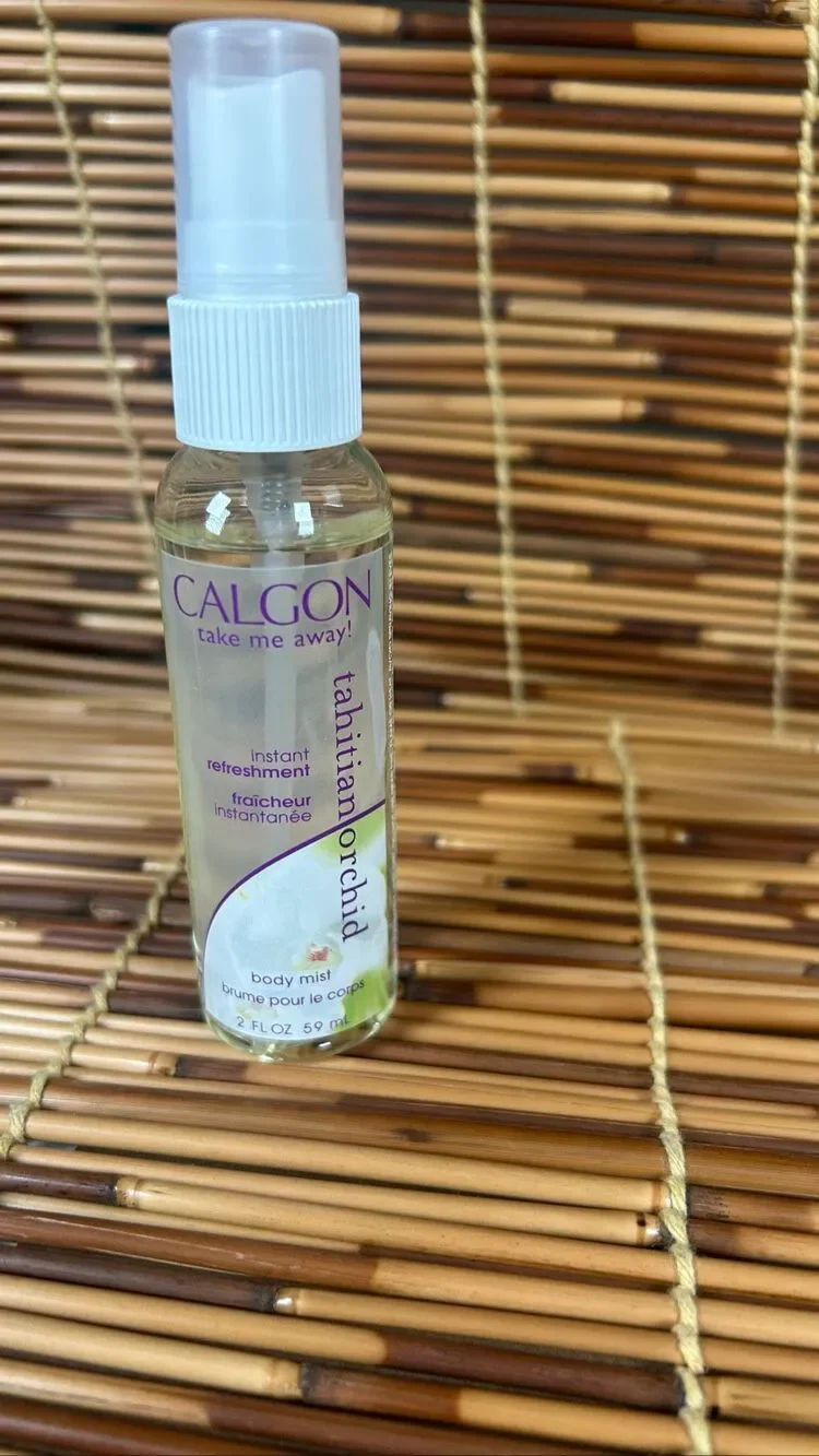 Vintage CALGON Take Me Away Ahh Spa Tahitian Ginger Body Mist Spray 2 Oz NOS
